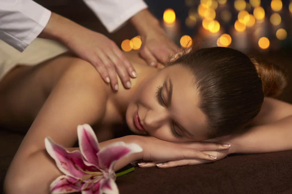 Woman relaxing at spa for Amazing Thai Massage